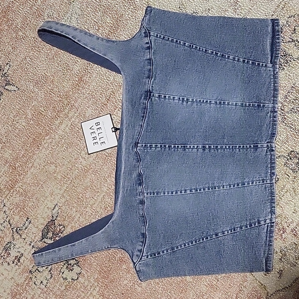 Women's Blue Denim Top
